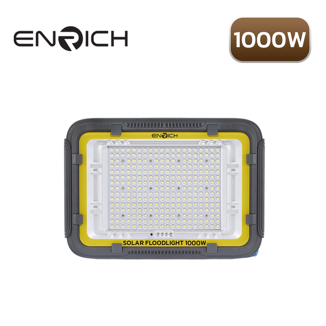 สปอร์ตไลท์โซล่าเซลล์ LED ENRICH 1000W รุ่น BUBBLE-B - Image 2