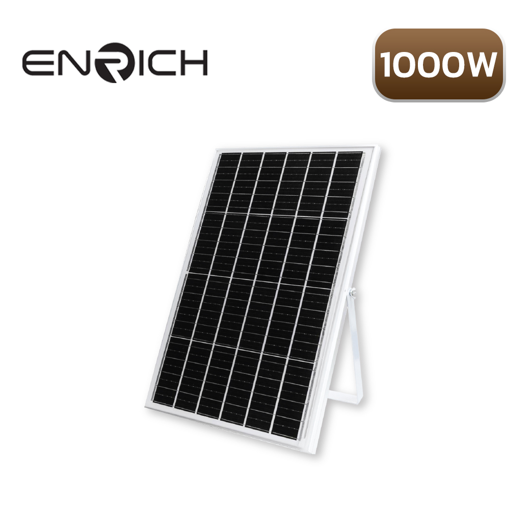 สปอร์ตไลท์โซล่าเซลล์ LED ENRICH 1000W รุ่น BUBBLE-B - Image 3