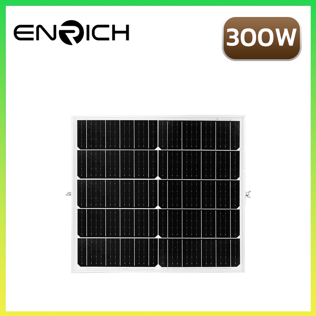 สปอร์ตไลท์โซล่าเซลล์ LED ENRICH 300W GUNDAM+-02