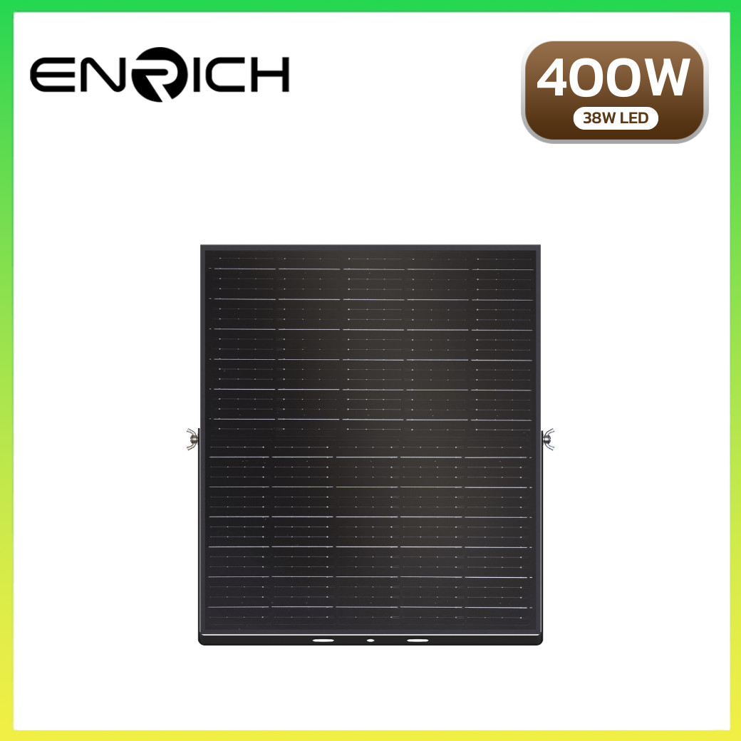 สปอร์ตไลท์โซล่าเซลล์ ENRICH OPTIMUS 400W/LED38W 02
