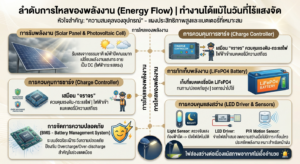 กลไกการทำงานของโซล่าเซลล์