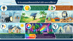 ประเภทของไฟสปอร์ตไลท์ ประเภทของไฟสปอร์ตไลท์