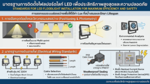 มาตรฐานการเลือกใช้ไฟสปอร์ตไลท์ มาตรฐานการเลือกใช้ไฟสปอร์ตไลท์