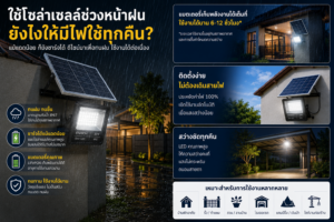 สปอร์ตไลท์ใช้ในน้าฝนก็ยังทน