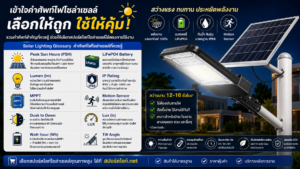 รวมคำศัพท์ไฟโซล่าเซลล์ รวมคำศัพท์ไฟโซล่าเซลล์